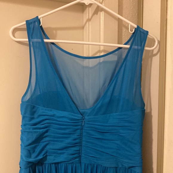 GORGEOUS DAVID’S BRIDAL DRESS…PACIFIC BLUE…SIZE 14 - Picture 4 of 8